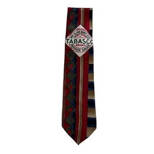 Tabasco Pepper Sauce Men's Tie Necktie 100% Silk